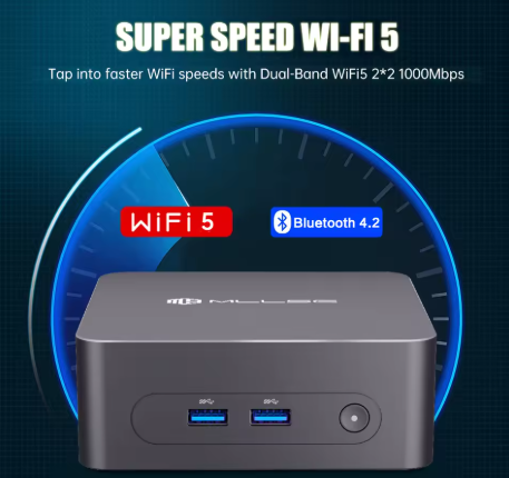 MLLSE G3 Mini PC Intel N100 CPU DDR4 16GB RAM 512GB SSD