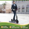 ES80/M365 X1 Electric Scooter 36V 10.5Ah 500W Motor 35KM Long Range 31KM/H 8.5Inch Solid Tires Foldable Smart APP EScooter