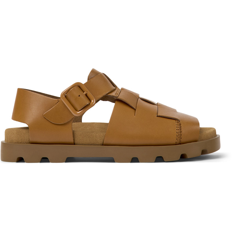CAMPER Brutus Sandal – Πέδιλα Για Γυναικεία – Καφέ, Μέγεθος 39, Smooth leather – €150 | camper.com