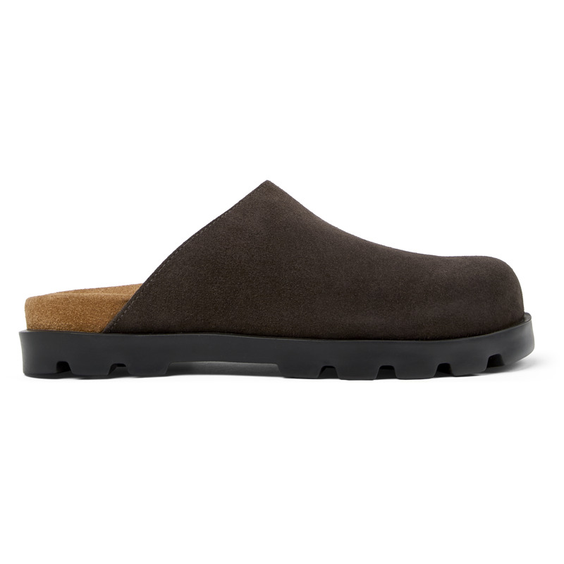 CAMPER Brutus Sandal – Clogs Για Γυναικεία – Γκρι, Μέγεθος 39, Suede – €185 | camper.com
