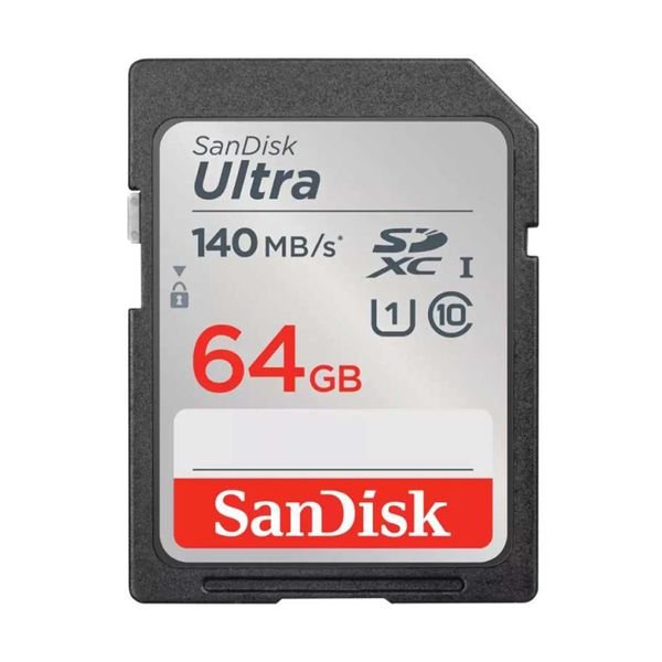 Sandisk Ultra SD 64GB 140MB/sec Κάρτα Μνήμης