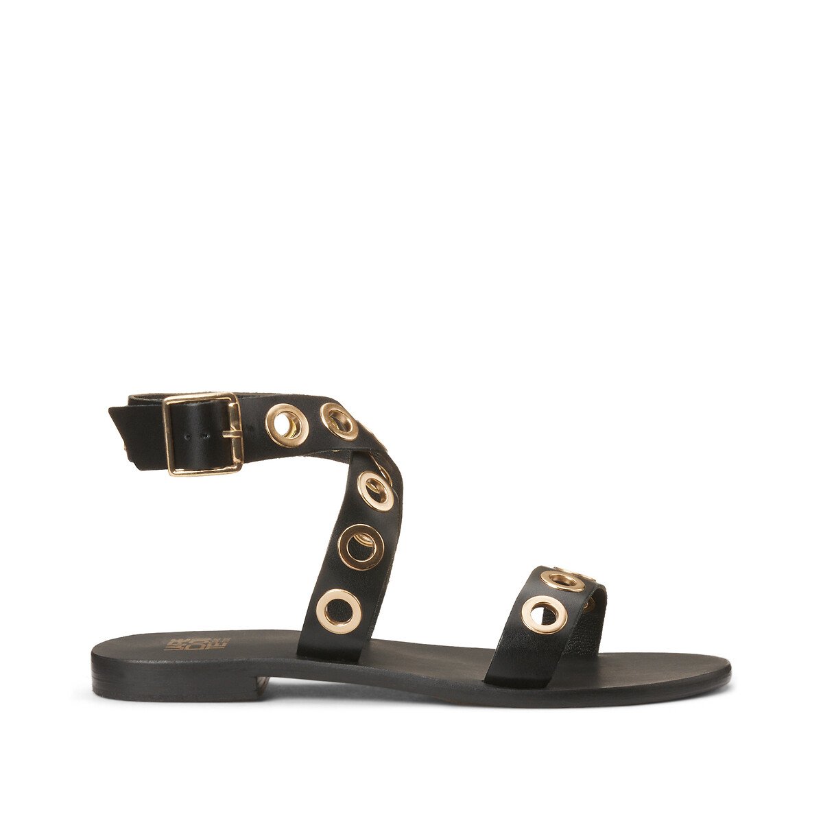 La Redoute Collections Φλατ Δερμάτινα Πέδιλα