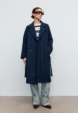 Stradivarius Παλτό Trench Με Απαλή Υφή Σκούρο Μπλε M – €29.99 | Stradivarius