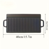 TEMU Cast Iron Grill Pan Non Stick Bbq Hot Plate – €17.99