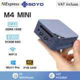 SOYO M4 MINI Mini PC Intel Twin Lake N150 Processor LPDDR5 12GB RAM 512GB ROM Windows 11